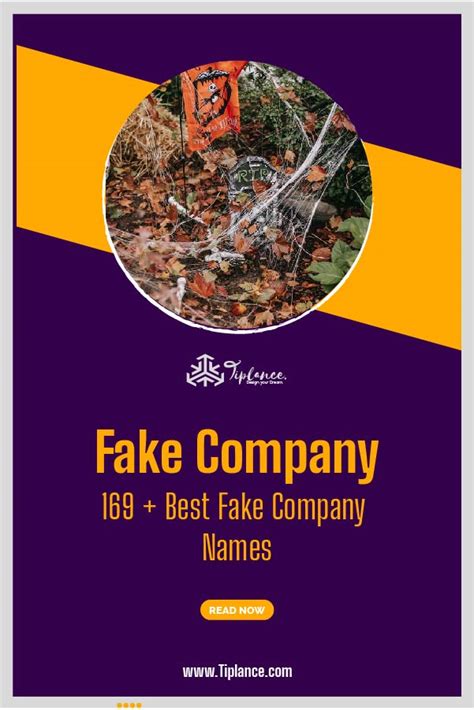 fake brand names clothes - fake company names list.